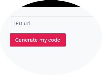ted embed code